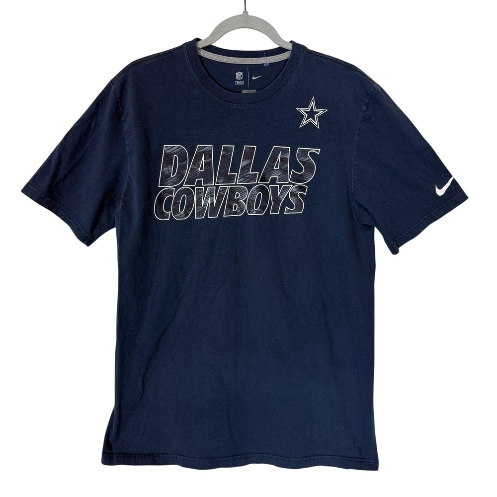 Dallas Cowboys Shirt Mens Large Blue NFL‎ Football Nike Graphic Tee Top Star